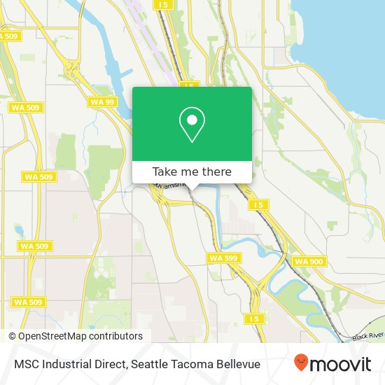 Mapa de MSC Industrial Direct