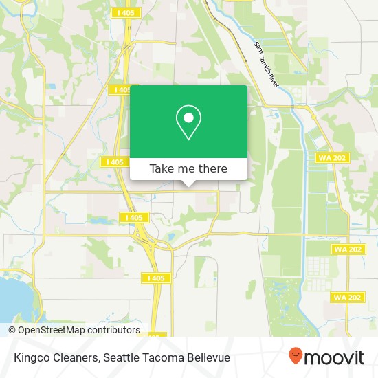 Kingco Cleaners map