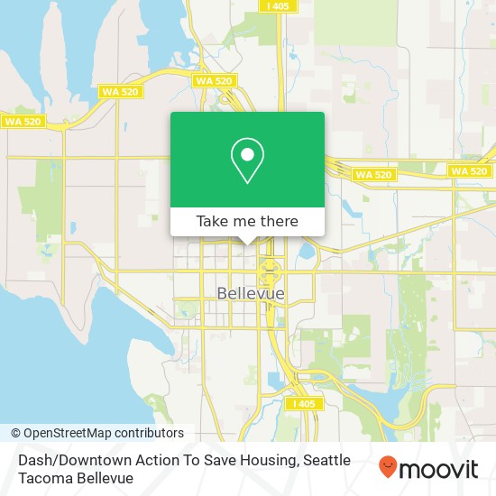 Mapa de Dash / Downtown Action To Save Housing