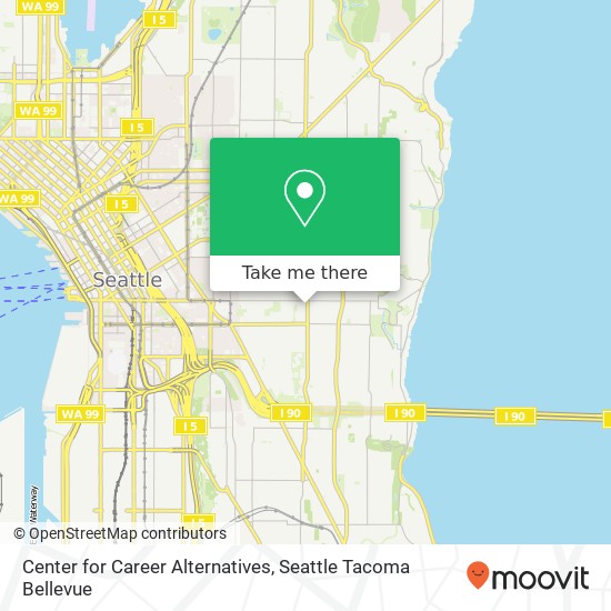 Center for Career Alternatives map