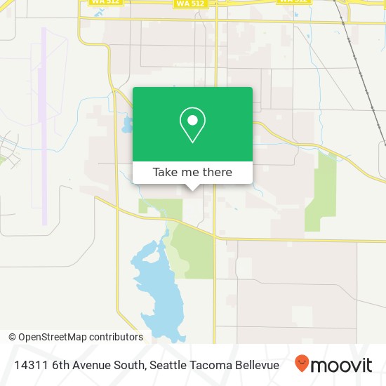 Mapa de 14311 6th Avenue South