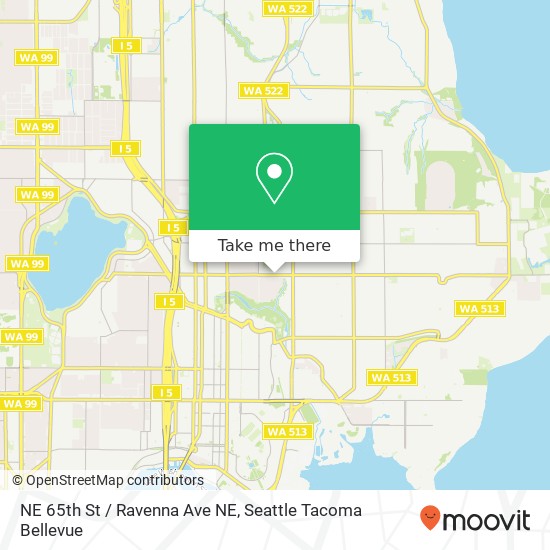 NE 65th St / Ravenna Ave NE map