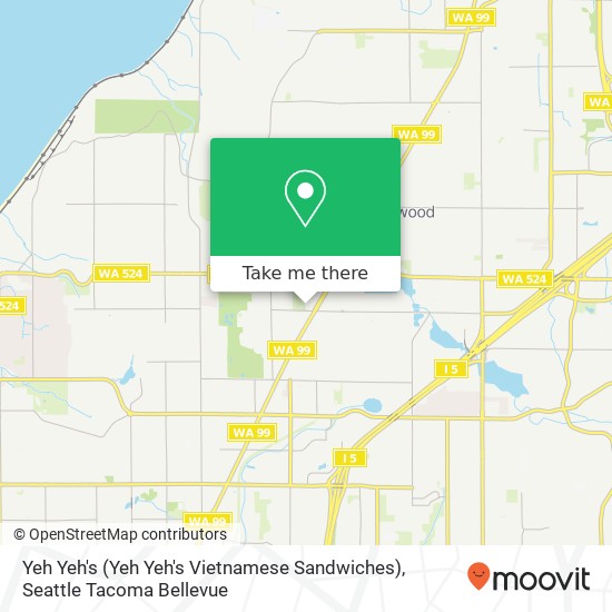 Yeh Yeh's (Yeh Yeh's Vietnamese Sandwiches) map