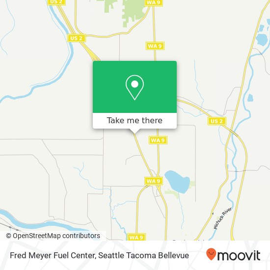 Fred Meyer Fuel Center map