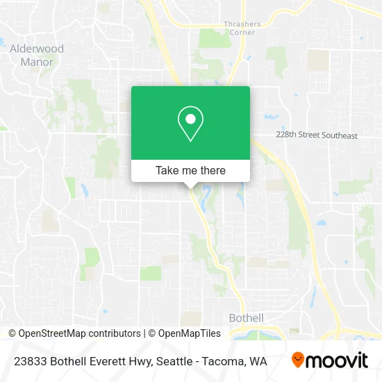 23833 Bothell Everett Hwy map