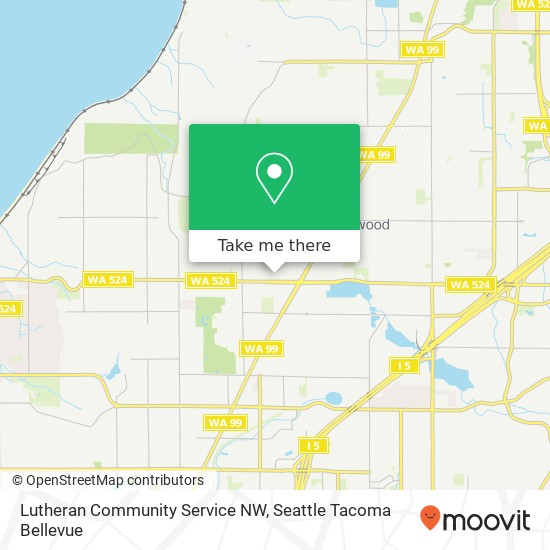 Lutheran Community Service NW map