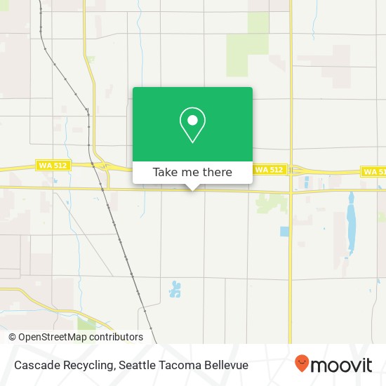 Cascade Recycling map