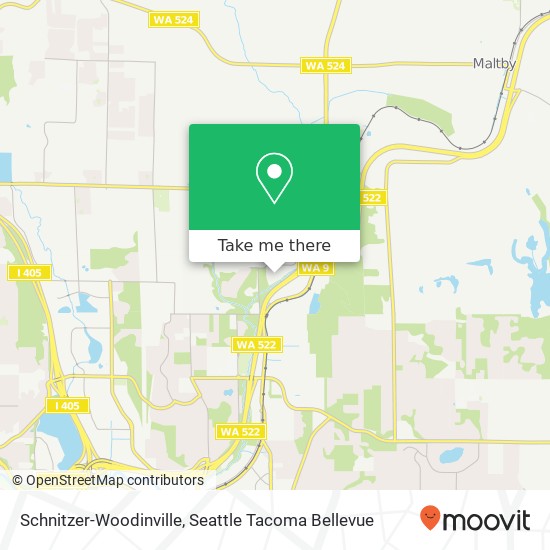 Mapa de Schnitzer-Woodinville