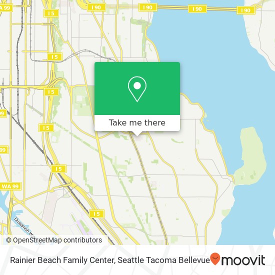 Mapa de Rainier Beach Family Center