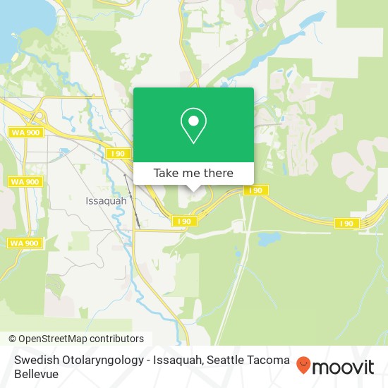 Mapa de Swedish Otolaryngology - Issaquah