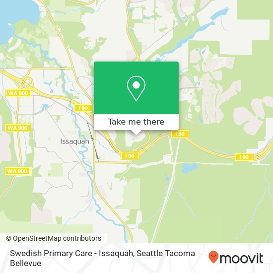 Mapa de Swedish Primary Care - Issaquah