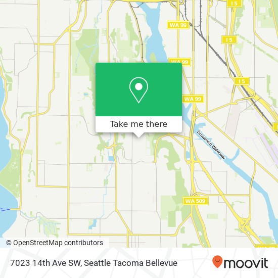 7023 14th Ave SW map