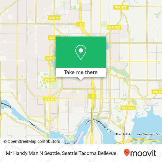Mapa de Mr Handy Man N Seattle