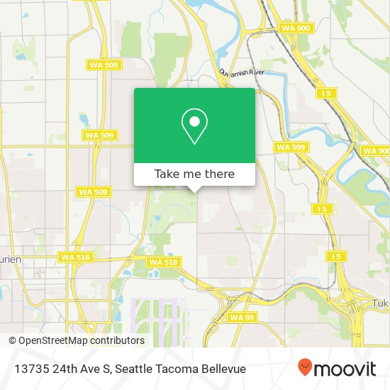 13735 24th Ave S map
