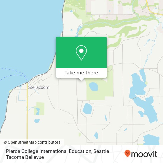 Pierce College International Education map