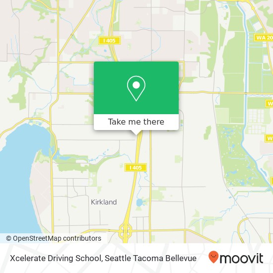 Xcelerate Driving School map