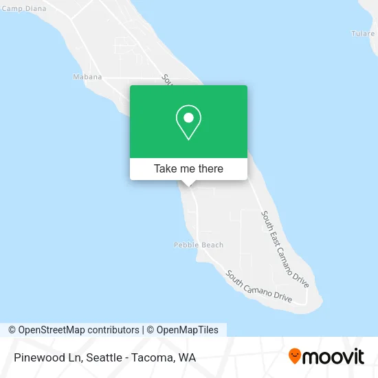 Pinewood Ln map