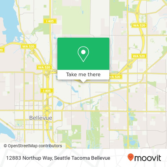 12883 Northup Way map