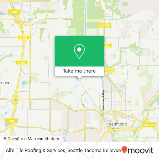 Ali's Tile Roofing & Services map