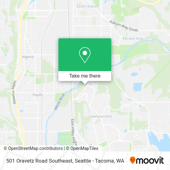 501 Oravetz Road Southeast map