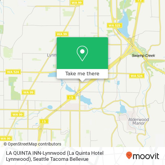 LA QUINTA INN-Lynnwood (La Quinta Hotel Lynnwood) map