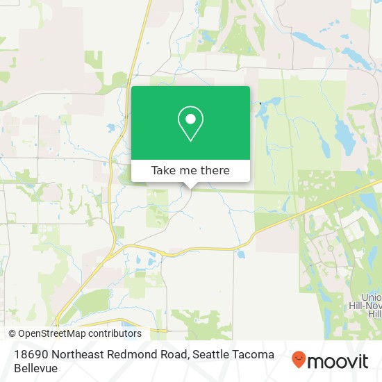 18690 Northeast Redmond Road map