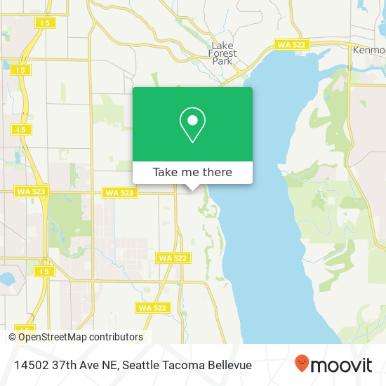 Mapa de 14502 37th Ave NE