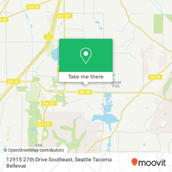 Mapa de 12915 27th Drive Southeast