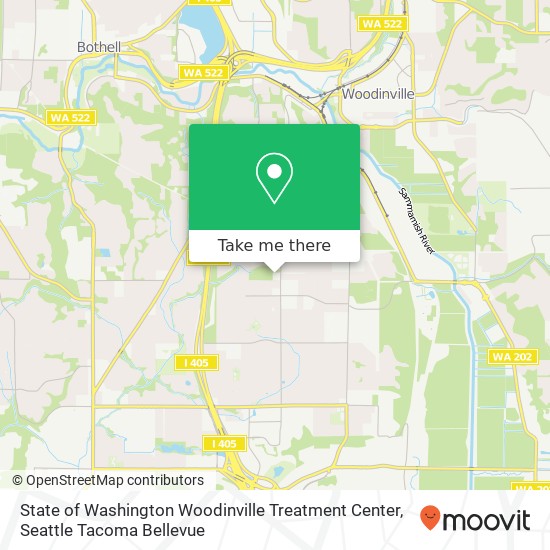 Mapa de State of Washington Woodinville Treatment Center