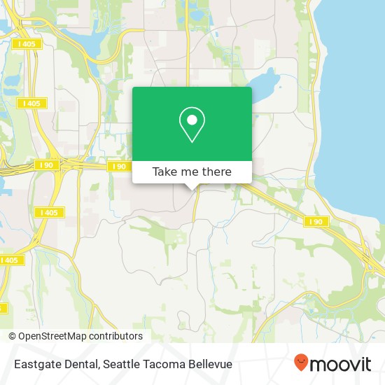 Eastgate Dental map