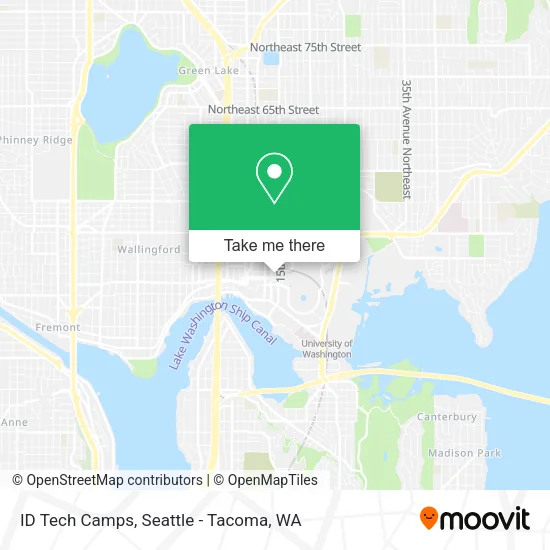 ID Tech Camps map