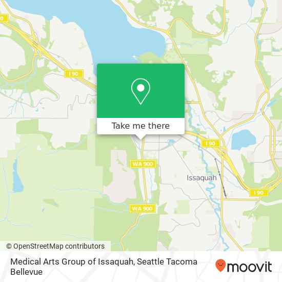 Medical Arts Group of Issaquah map