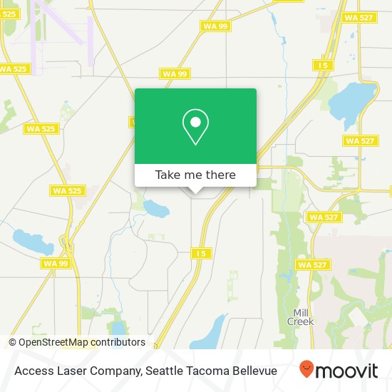 Access Laser Company map