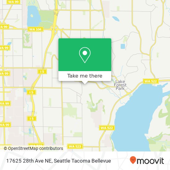 Mapa de 17625 28th Ave NE