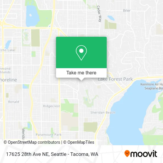17625 28th Ave NE map