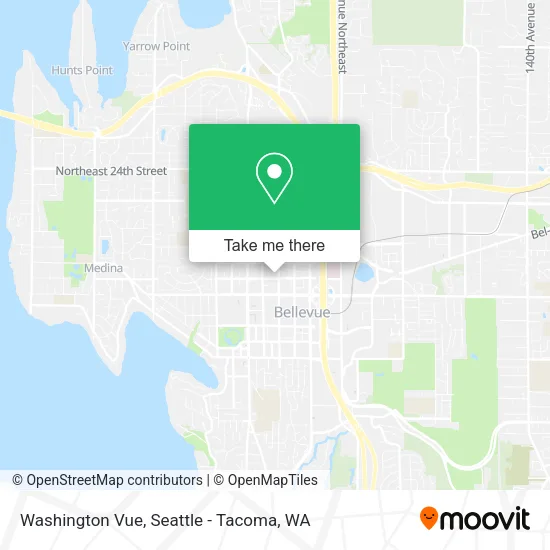 Mapa de Washington Vue