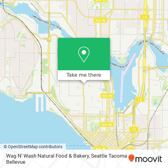 Wag N' Wash Natural Food & Bakery map