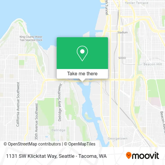 1131 SW Klickitat Way map