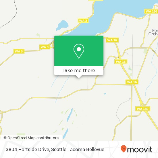 3804 Portside Drive map