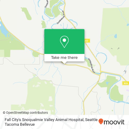 Mapa de Fall City's Snoqualmie Valley Animal Hospital