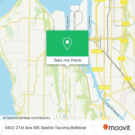 4832 21st Ave SW map