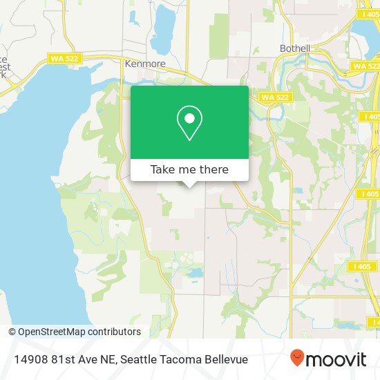 Mapa de 14908 81st Ave NE