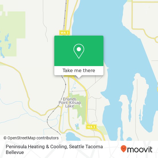 Mapa de Peninsula Heating & Cooling