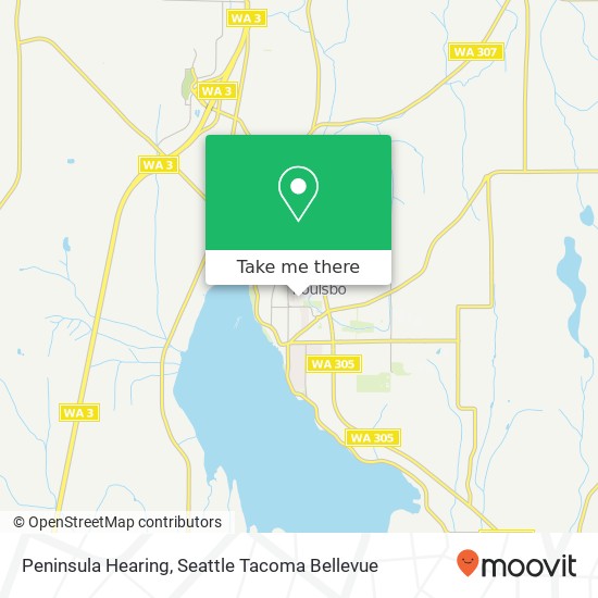 Peninsula Hearing map