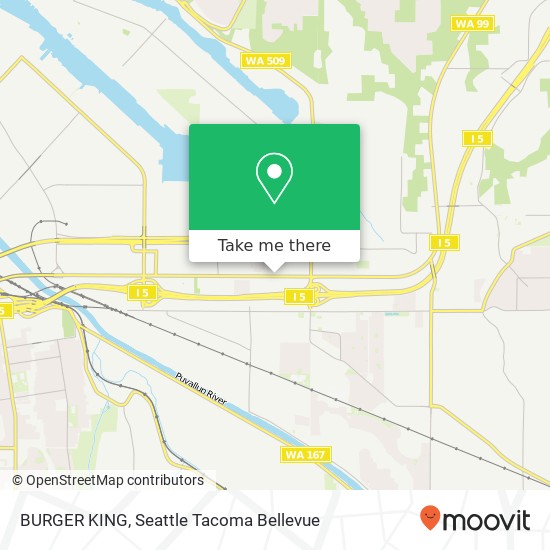 BURGER KING map