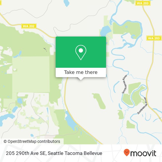 Mapa de 205 290th Ave SE