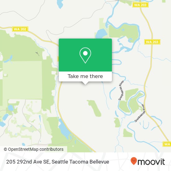 Mapa de 205 292nd Ave SE