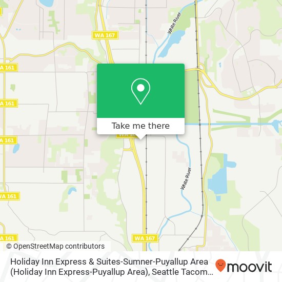 Mapa de Holiday Inn Express & Suites-Sumner-Puyallup Area (Holiday Inn Express-Puyallup Area)
