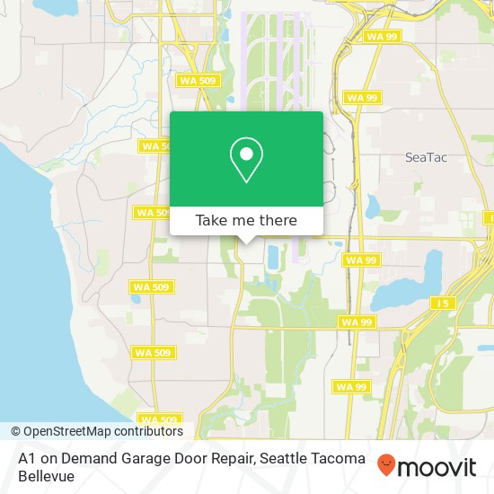 A1 on Demand Garage Door Repair map