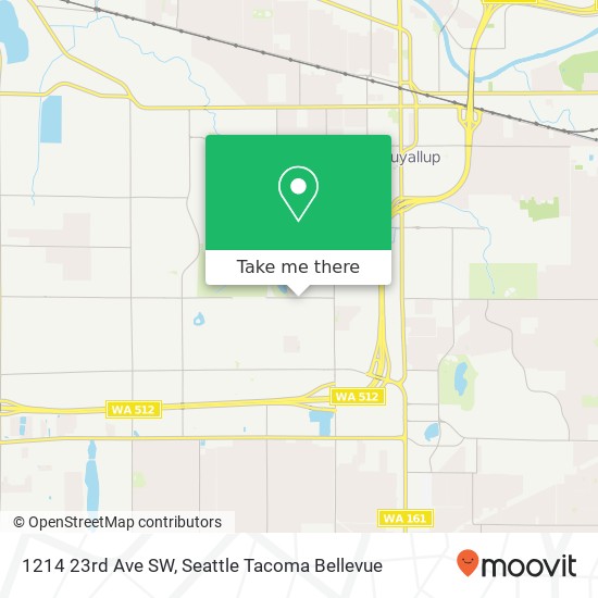 Mapa de 1214 23rd Ave SW